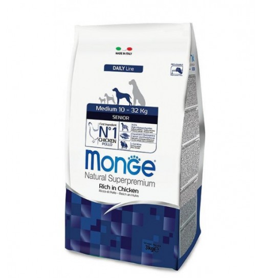 Monge medium senior pollo 3 kg