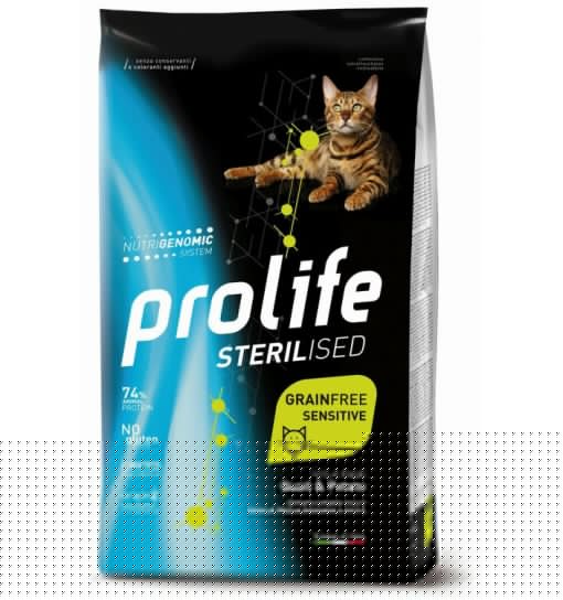 Prolife Sterilised sensitive maiale e riso 400 gr