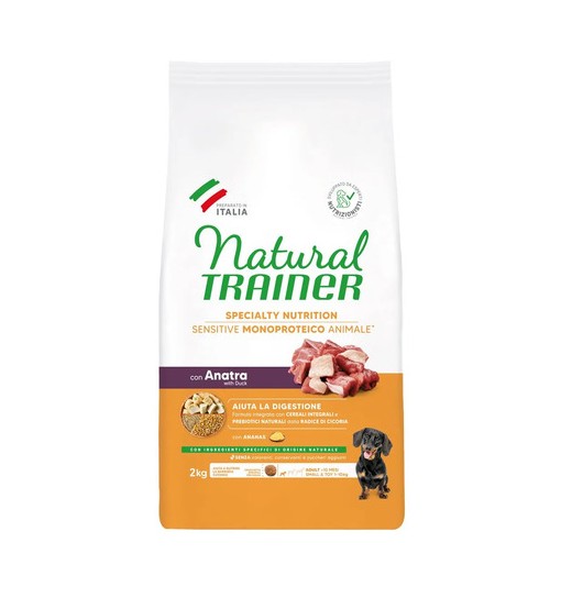Natural Trainer Sensitive con Anatra e cereali 2kg