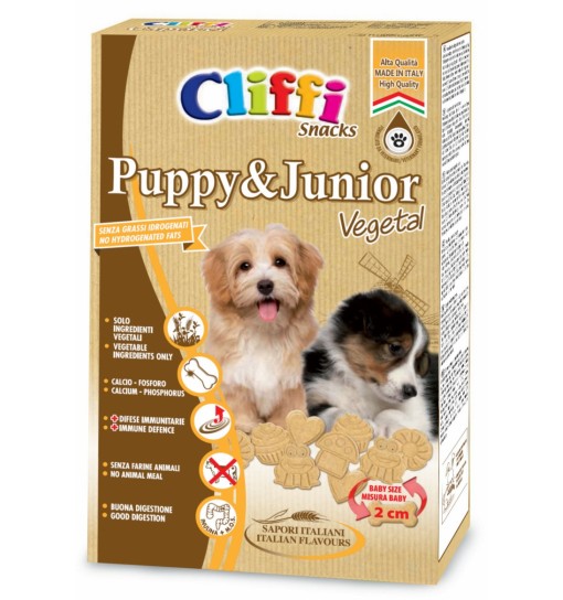 BISCOTTI CLIFFI PUPPY & JUNIOR VEGETAL 300 GR