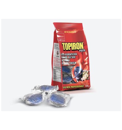 Esca Rodenticida Topiron in pasta pronta a l'uso 1,5 kg