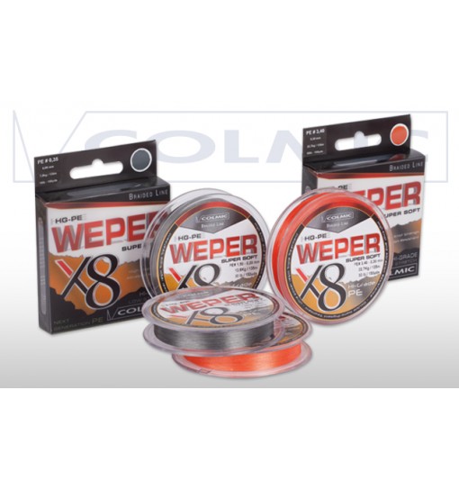 Colmic Weper X 8 super soft 0,35 mt 274 grigio