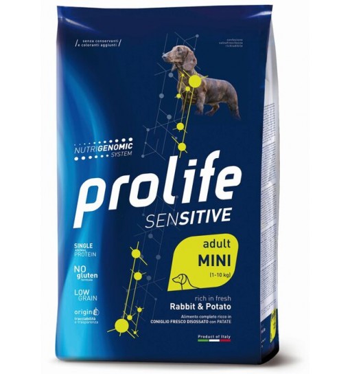 Prolife Sensitive Adult mini coniglio e patate 2 kg