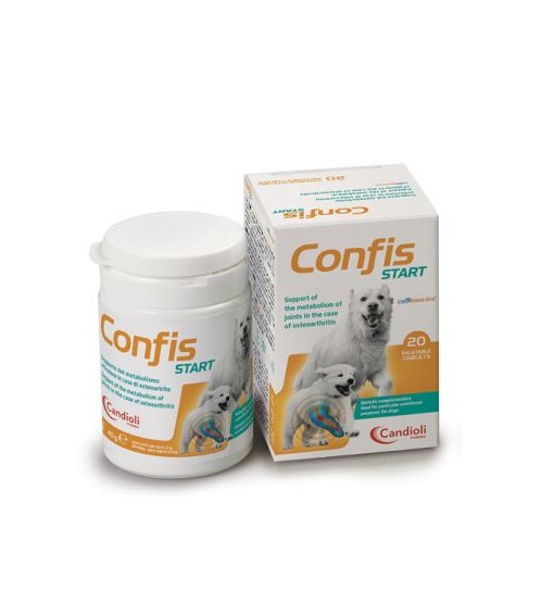 Compresse per articolazioni per cani Confis Start 20 compr. Candioli
