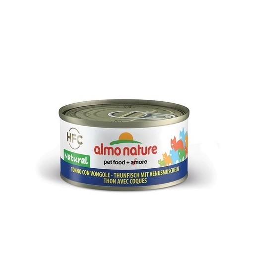 Almo Nature Umido gatto natural Tonno con vongole 70 gr