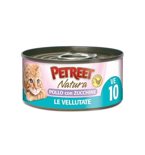 Petreet Natura le Vellutate pollo con zucchine 70 gr Ve 10