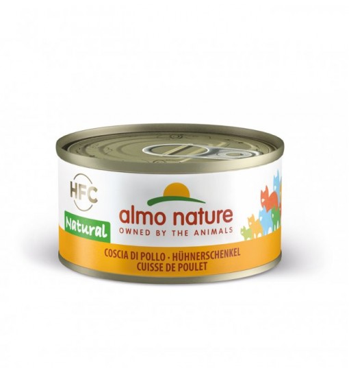 Almo Nature Umido gatto Natural Coscia di pollo 70 gr