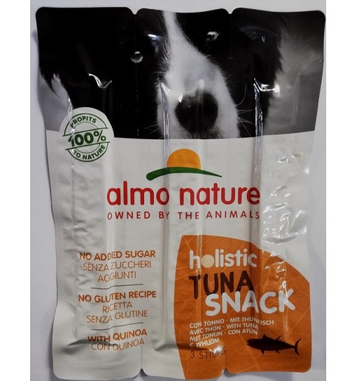 Snack per cani Almo nature Holistic tonno sticks 3 x 10 gr