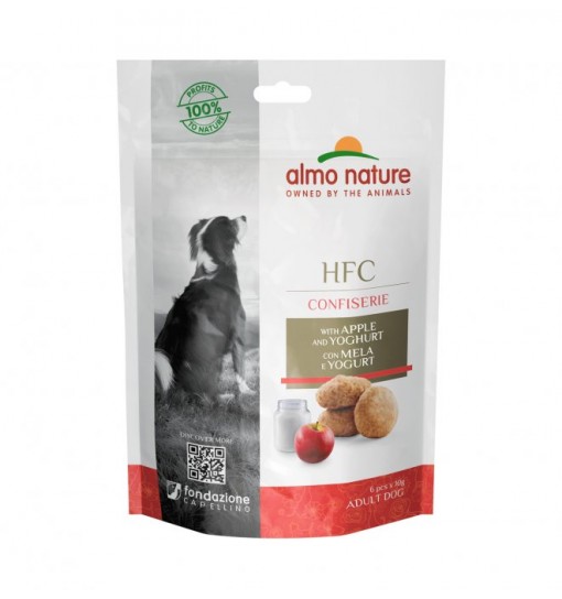 Snack per cani Almo nature HFC Biscotti con mela e yogurt 60 gr