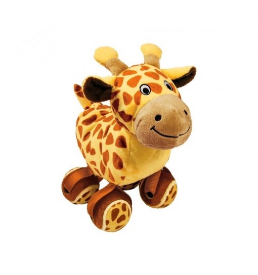 Kong Peluche Tenni shoes giraffe small giochi per cani