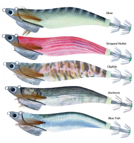 Totanara Squid zebco atoll squid lure 30 gr 11 cm blue fish