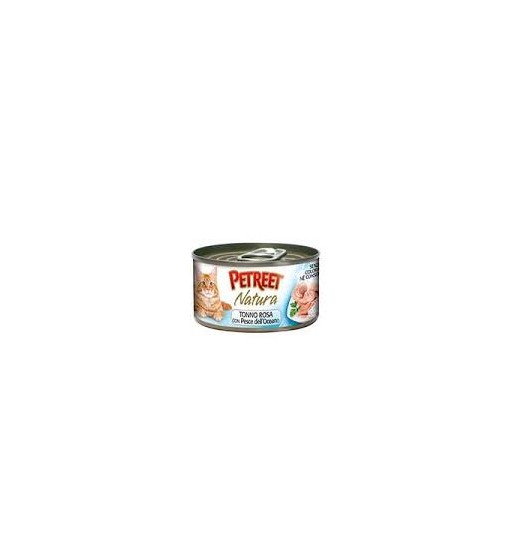 Petreet Natura Tonno rosa con Pesce dell'oceano 70gr