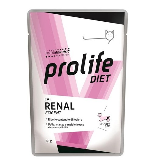 Prolife diet gatto renal exigent 85 gr
