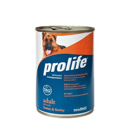 Prolife Adult Tacchino e orzo Umido 400 gr