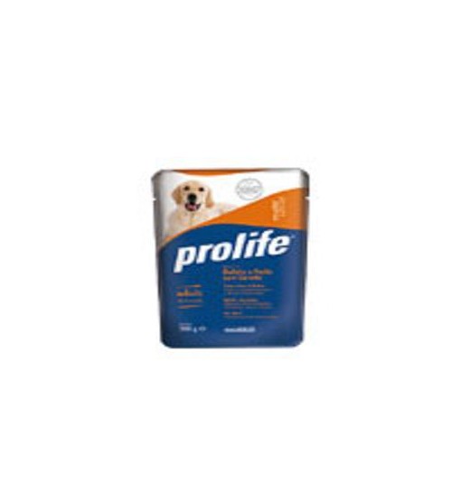 Prolife Multitaste Adult all breeds ricco di Bufalo e Pollo con Carote 300 gr