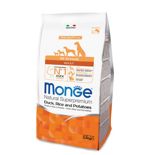 Monge adult Anatra e patate 2,5 Kg