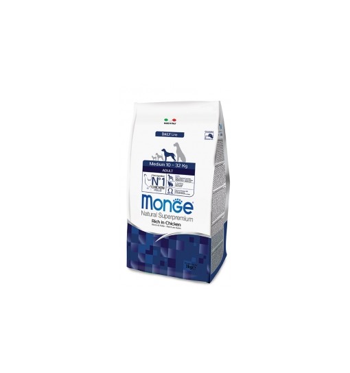 Monge adult medium al pollo 12 kg