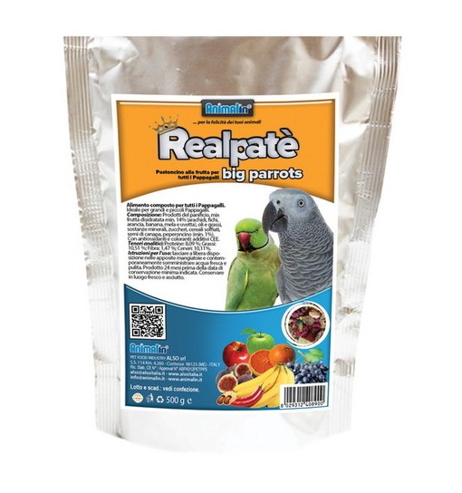 Realpatè Pastoncino alla Frutta per pappagalli 500 gr