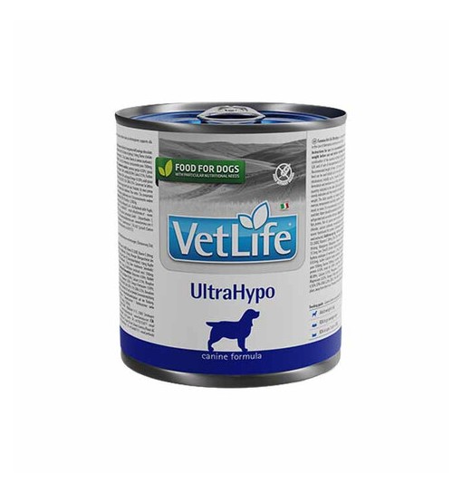 Vetlife farmina UltraHypo cane umido 300 gr