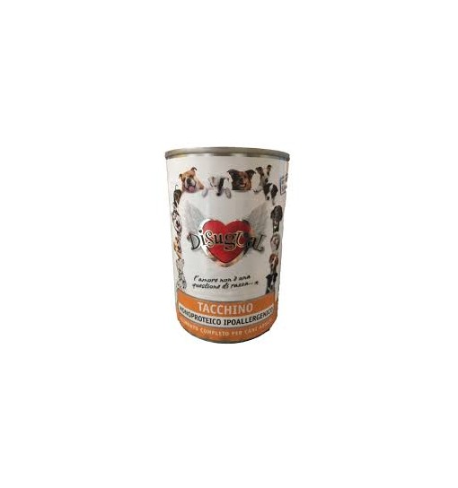 Scatolette Monoproteiche Disugual tacchino 400gr