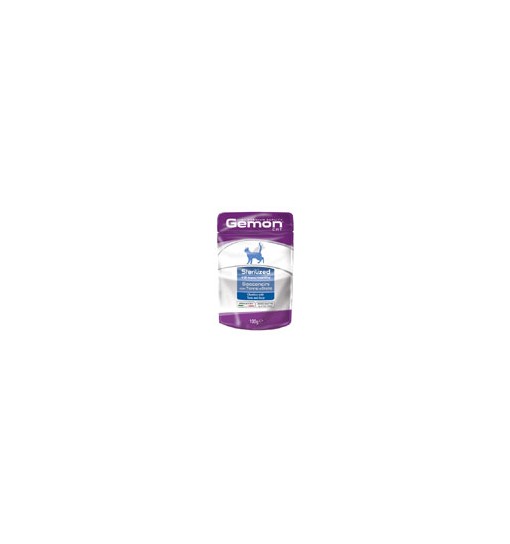 bustine gatto Gemon sterilized tonno e orata 100 gr