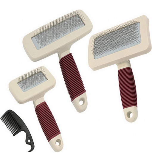 Cardatore spazzola morbido grande con punte ricoperte antigraffio
