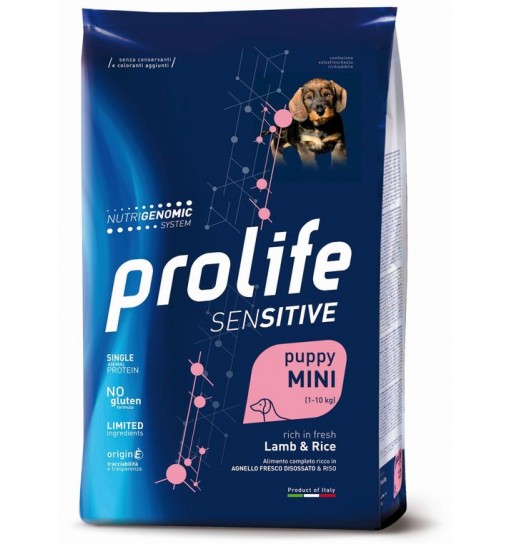 PROLIFE PUPPY SENSITIVE MINI Lamb e Rice 600 gr