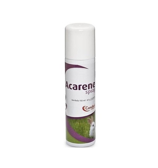 Acarene Spray per uccelli e conigli nani insetticida