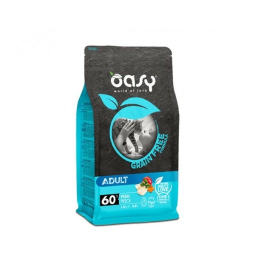 Oasy Gatti adulti al Pesce grain free 300 gr
