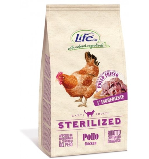 Life per gatti sterilizzati pollo 400 gr
