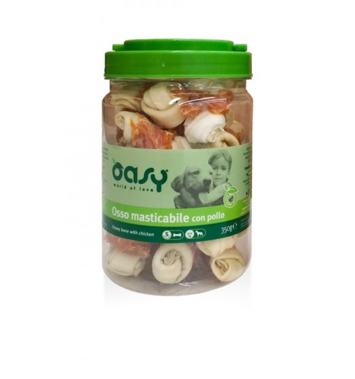Oasy Osso masticabile con pollo 350 gr pollo misura S