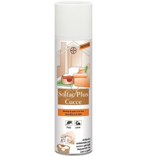 Solfac Plus Cucce 250 ml Antipulci Ambientale