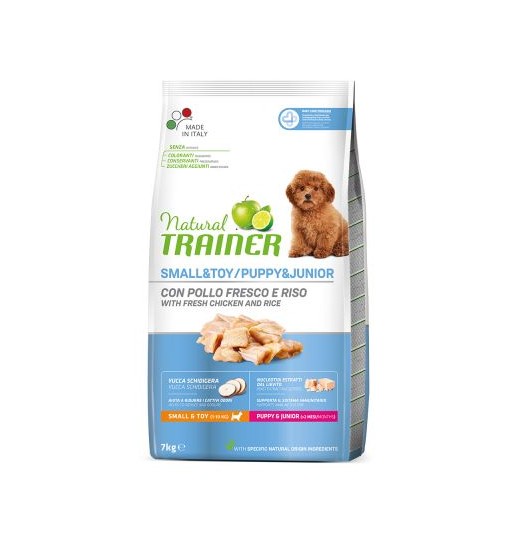 Natural Trainer Puppy & Junior cane Mini smal pollol 2 kg