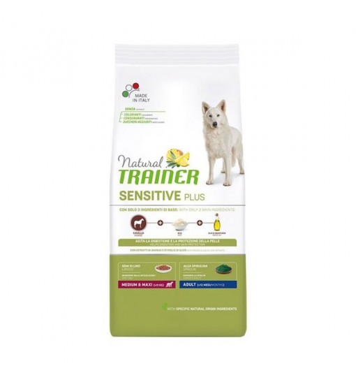 Natural Trainer sensitive Plus Cavallo medium maxi 12 kg
