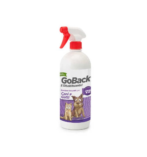 Disabituante per cani e gatti spray naturale con essenza di lavanda GoBack 750 ml