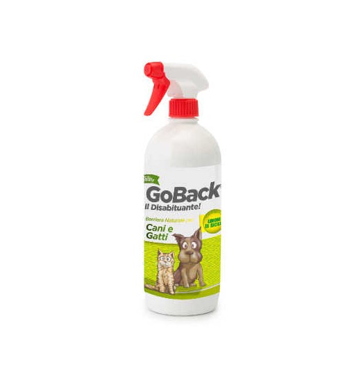Disabituante per cani e gatti spray naturale con essenza di Limone GoBack 750 ml