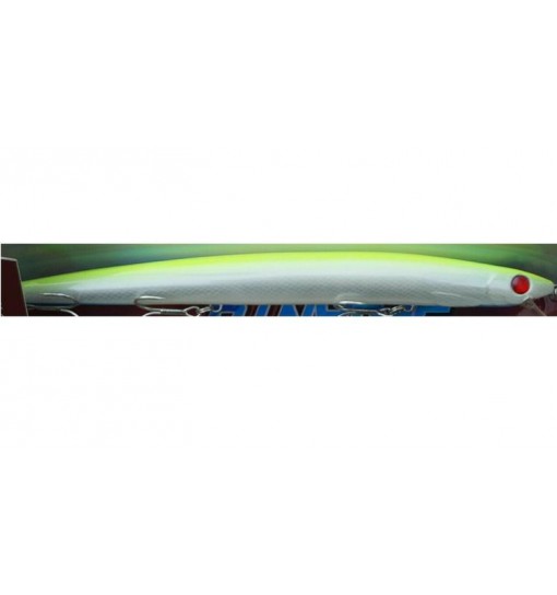 Pesciolino artificiale Long jerk 130 mm 20 gr Teiko Skianto colore GLW1