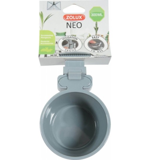 Mangiatoia plastica neo per pappagalli 500 ml