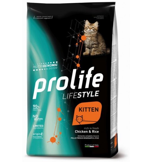 Prolife Lifestyle gatto pollo e riso 400 gr