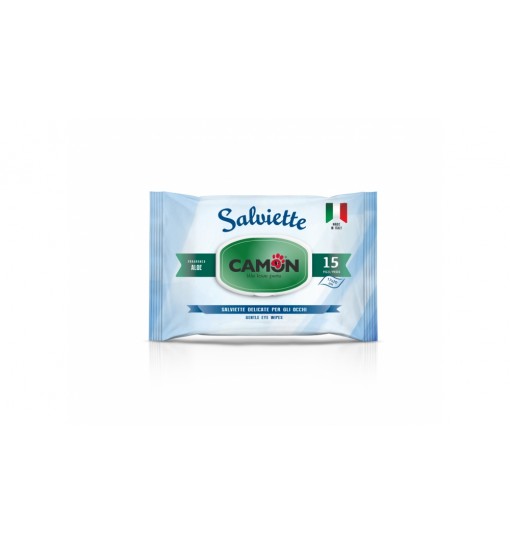 Camon Salviette delicate per gli occhi aloe 15pz