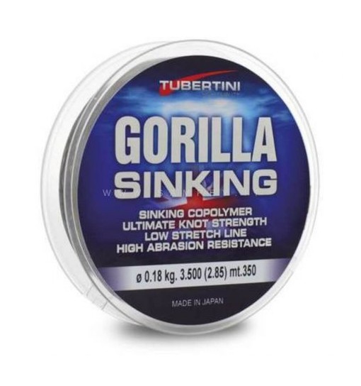 Filo affondante pesca all'inglese tubertini Gorilla 0,20 mt 350