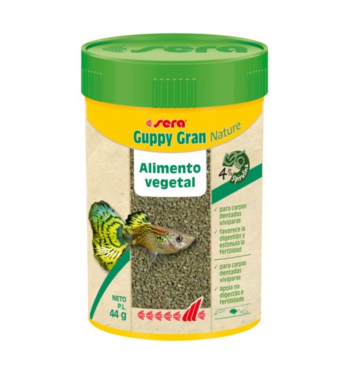 Mangime per guppy in granuli Sera 100 ml