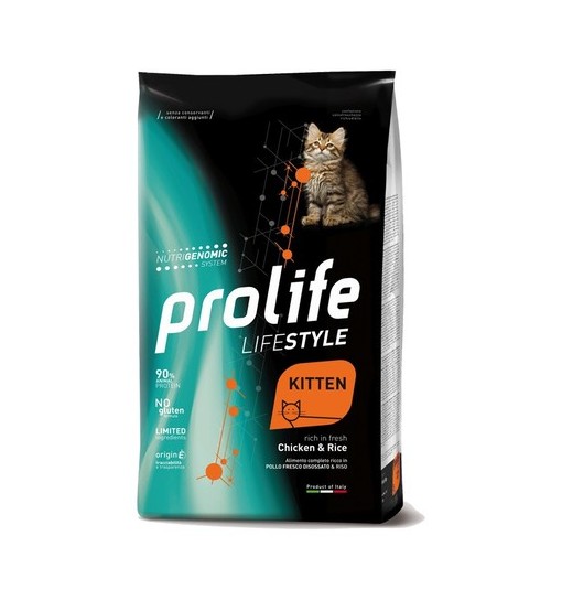 Prlife Kitten Pollo e riso lifestyle 1,5 kg