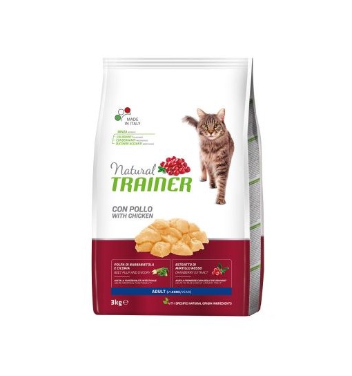 Natural trainer gatto pollo adult 1,5 kg