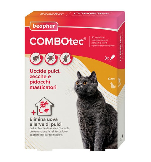 Antipulci per gatti combotec beaphar 3 fiale
