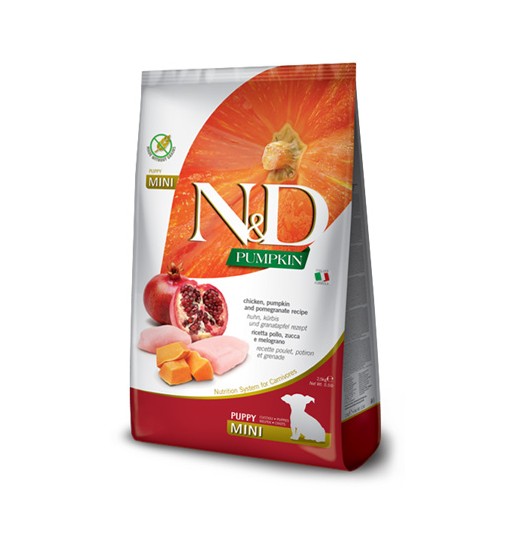 N&D Puppy mini pumpkin Pollo zucca e melograno 2,5 kg