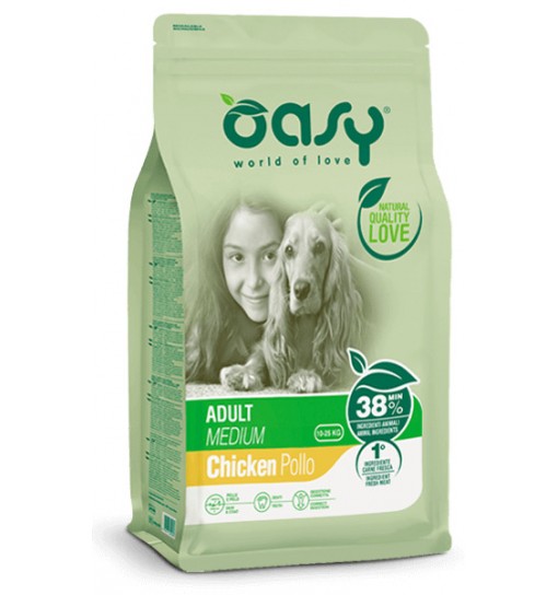 Oasy adult Medium pollo 3 kg