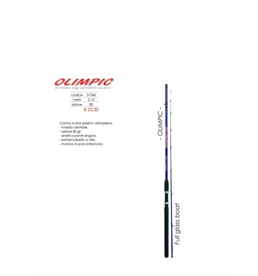 Canna Olimpic Azione 80 gr 2,10 MTExpert Predator Bolentino