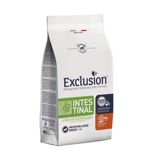 Intestinal Exclusion Maiale e riso puppy all breed 2 kg