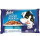 Felix le Ghiottonerie Salmone e Sardine, Trota e Sgombro4 X 100 gr